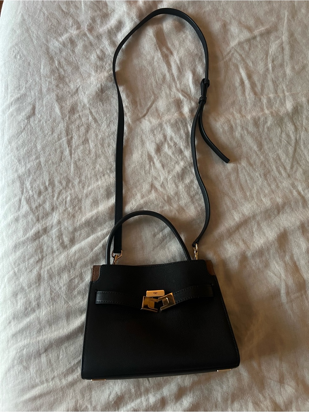 Tory Burch PETITE LEE RADZIWILL DOUBLE BAG * like new condition - Picture 11 of 11